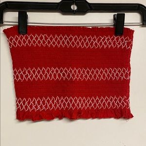 Garage crop top